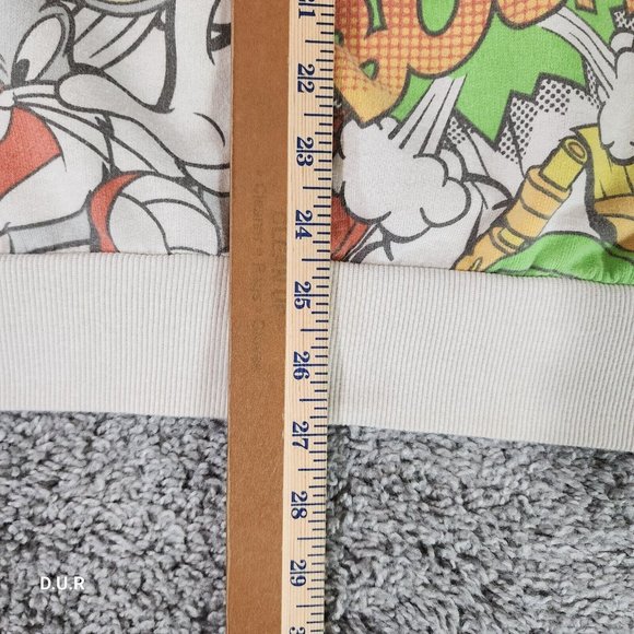 Looney Tunes Sweatshirt Men's XL 46-48 Bugs‎ Bunny And Crew Long Sleeve Casual - Picture 7 of 8